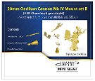 インフィニモデル 1/350 アメリカ軍・エリコン20mm機関砲B 25基入り プラモデル用エッチングパーツ IMP3513