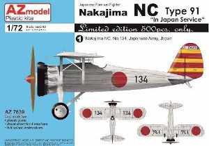 AZモデル 1/72 日本陸軍飛行戦隊 九一式戦闘機 プラモデル AZM7639