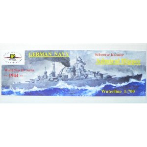 1/700 独海軍重巡 アドミラル・ヒッパー 1944