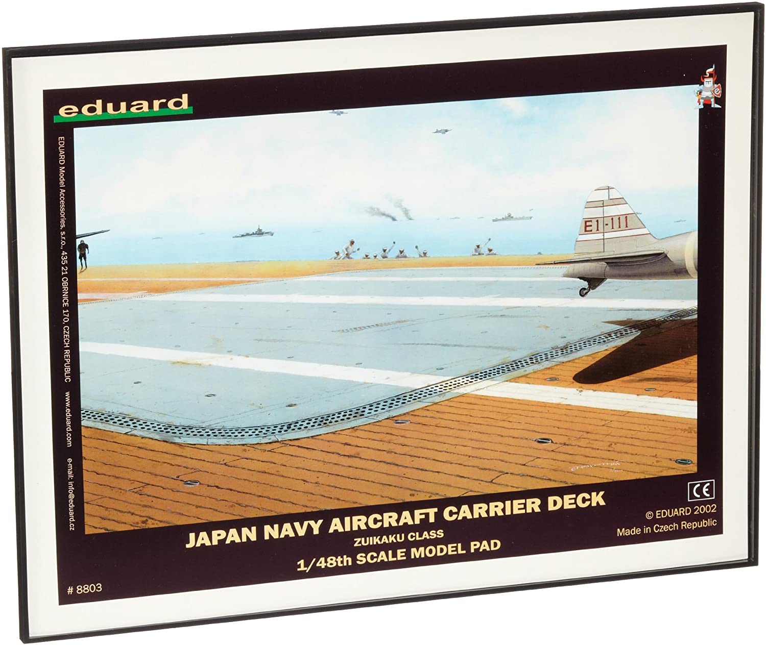 エデュアルド 1/48 第二次世界大戦 日本海軍 航空母艦 飛行甲板 (397×257mm) ホビー用アクセサリー EDU8803
