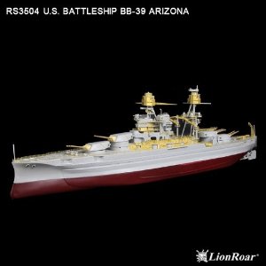 1/350　戦艦アリゾナ用 エッチングパーツセット