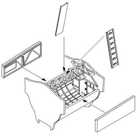 CMK 1:72 B-17G Flying Fortress Bomb bay set for Revell Resin Kit #7204 by CMK [並行輸入品]