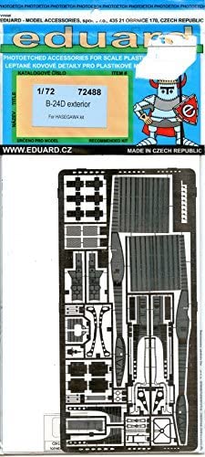 おもちゃ Eduard 1:72 B-24D Exterior Photo-Etched Detail Set for Hasegawa Kit #72488* [並行輸入品]