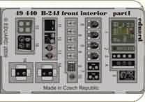 おもちゃ B-24J Front Interior Detail Set for RMX (Painted) 1/48 Eduard [並行輸入品]