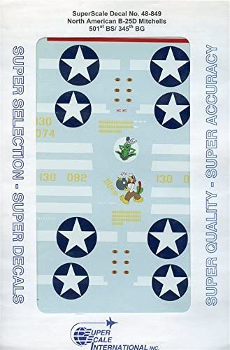 Super Scale Decals 1:48 North American B-25D Mitchells 501th BS #48-849* by Super Scale Decals [並行輸入品]