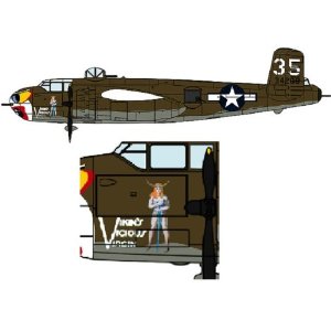 1/72 B-25Hミッチェル ノーズアート