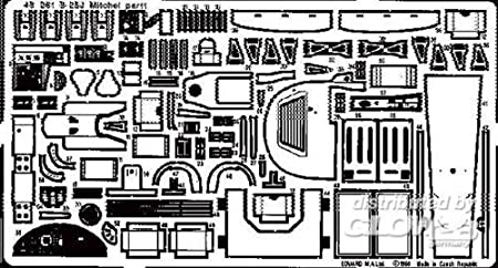 1/48 Photo Etch Set B-25J Mitchell (RMX) EDU48261 by Eduard [並行輸入品]