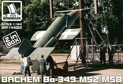 BRENGUN 1/144 バッヘム Ba-349 M52/M58 HAUBRP 144002 プラモデル