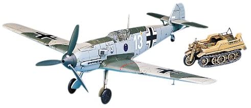 アカデミー 1/72 メッサーシュミット BF109E 3/4 & ケッテンクラート プラモデル