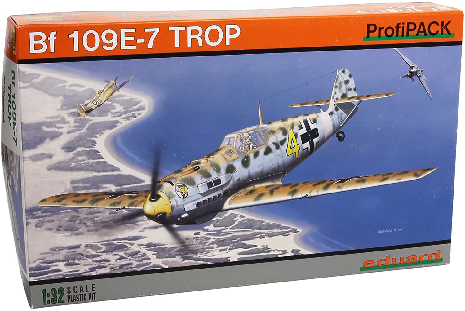 エデュアルド 1/32 メッサーシュミット Bf-109E7 Trop プラモデル