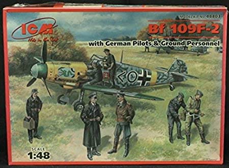 ICM 1/48 Messerschmitt Bf 109F-2 with Pilots # 48803 by ICM [並行輸入品]