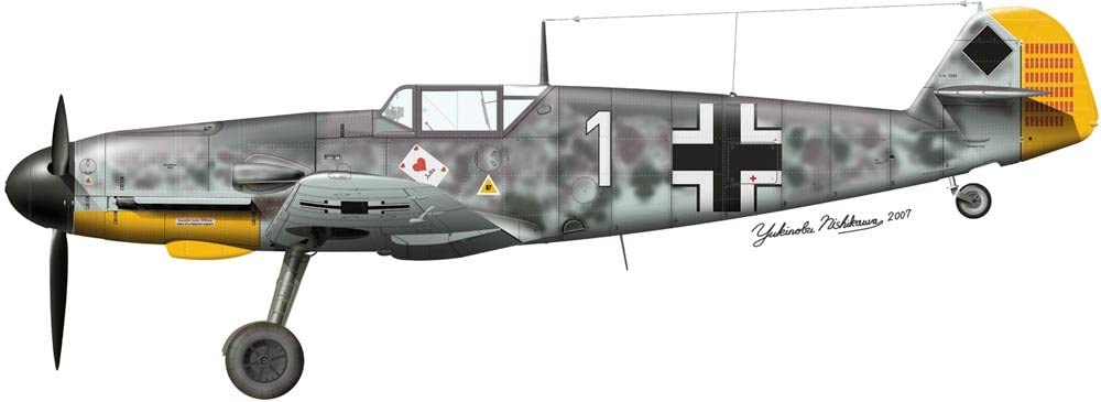 ハセガワ SP256 1/48 メッサーシュミット Bf109F-4 プリラー