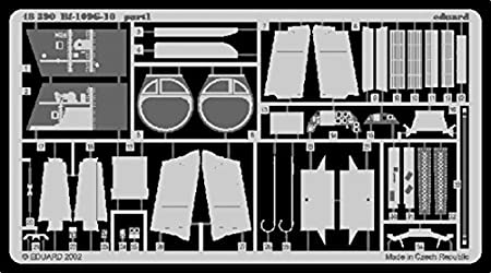 エデュアルド 1/48 Bf109G-10(ハセガワ用) エッチングパーツ 48390