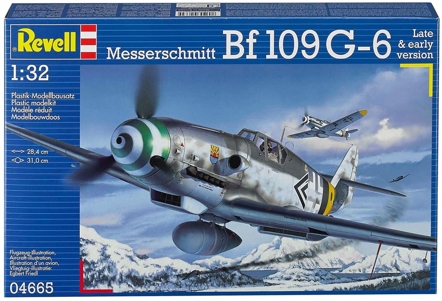 ドイツレベル 1/32 メッサーシュミット Bf109G-6 04665 プラモデル