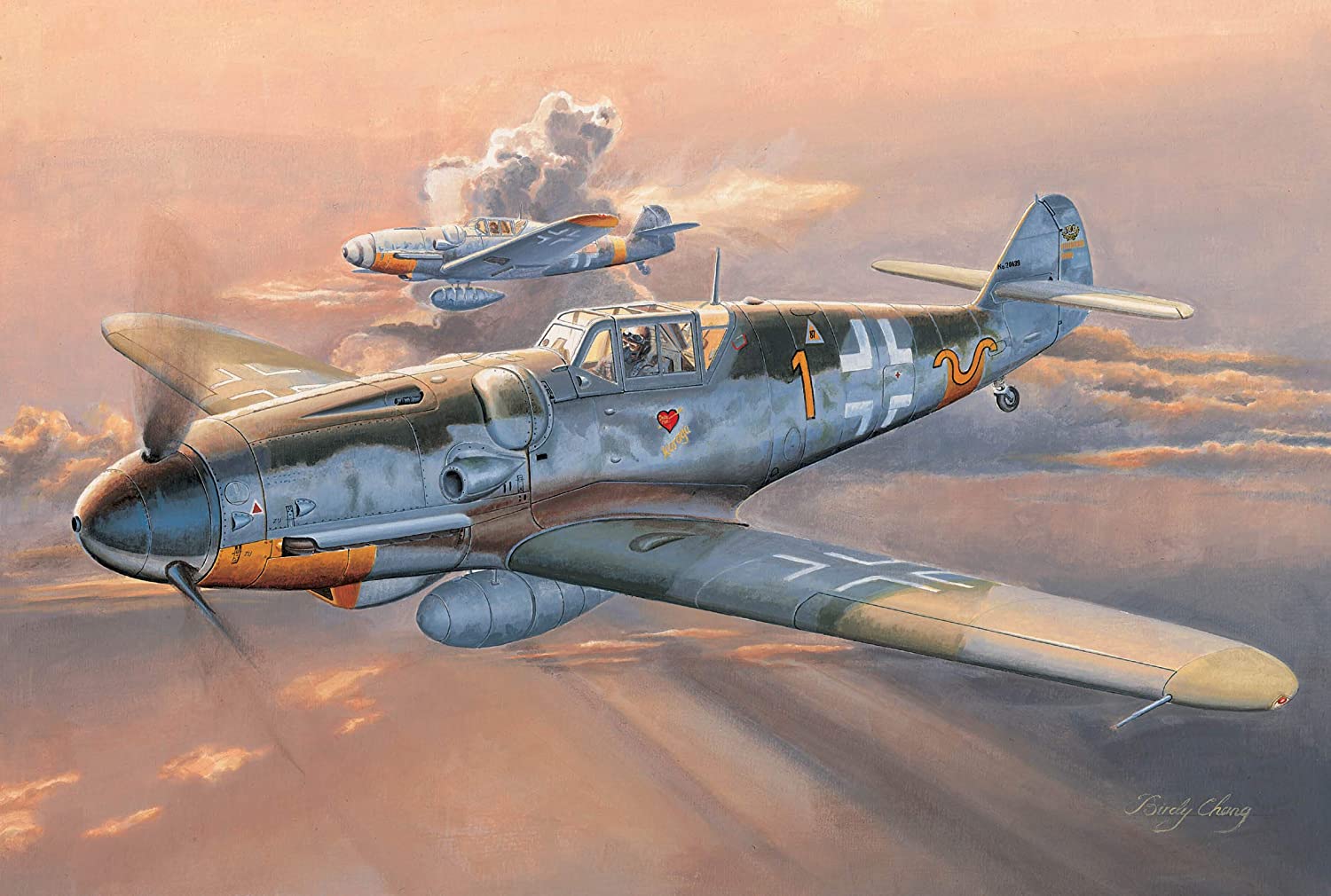 トランペッター 1/32 ドイツ軍 メッサーシュミット Bf109 G-6 初期型 プラモデル