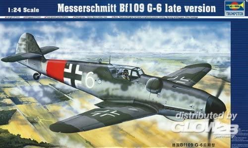 トランペッター 1/24 メッサーシュミット Bf109 G-6 後期型 プラモデル