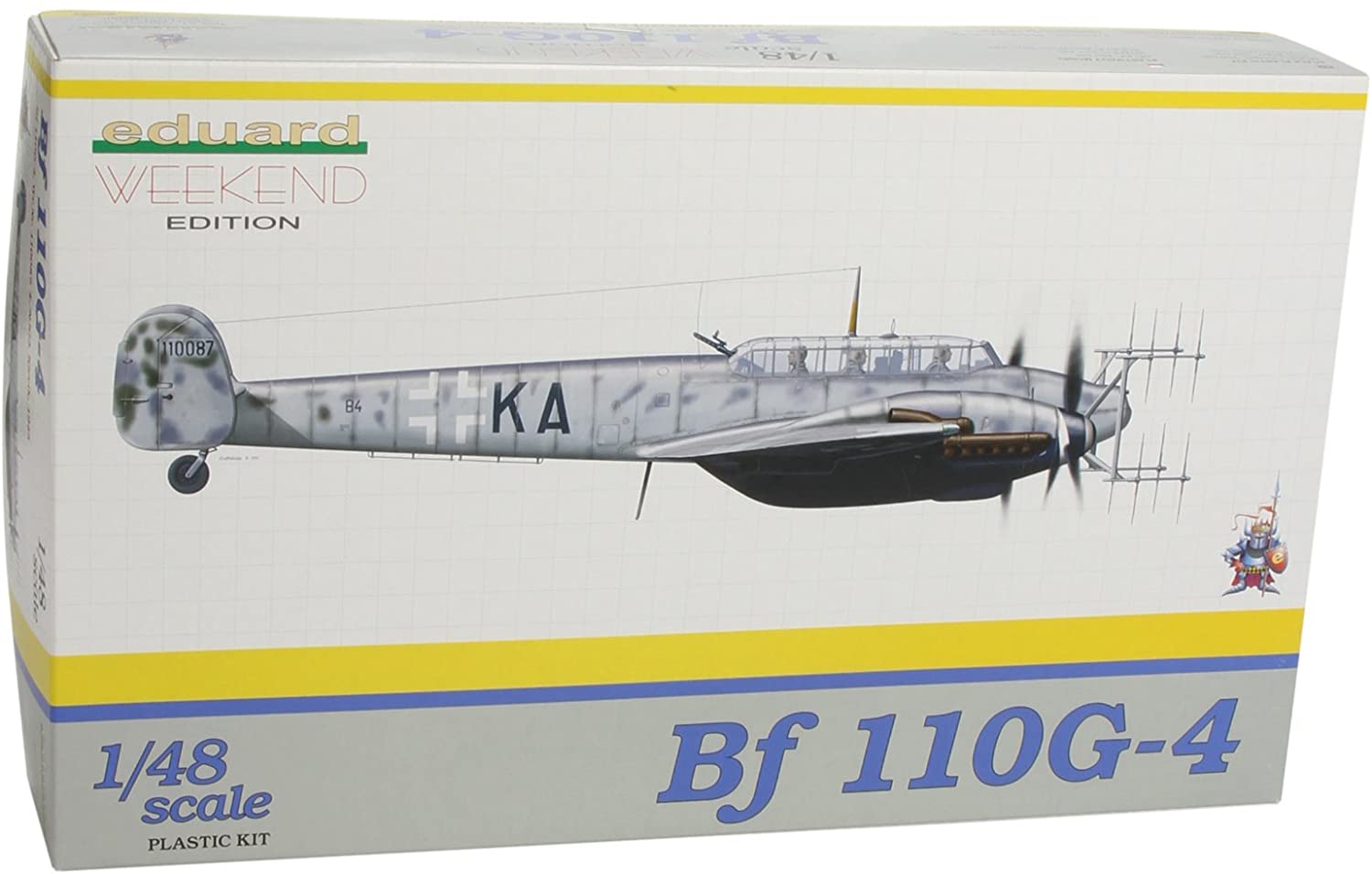 エデュアルド 1/48 メッサーシュミット Bf-110G4 ウィークエンド プラモデル