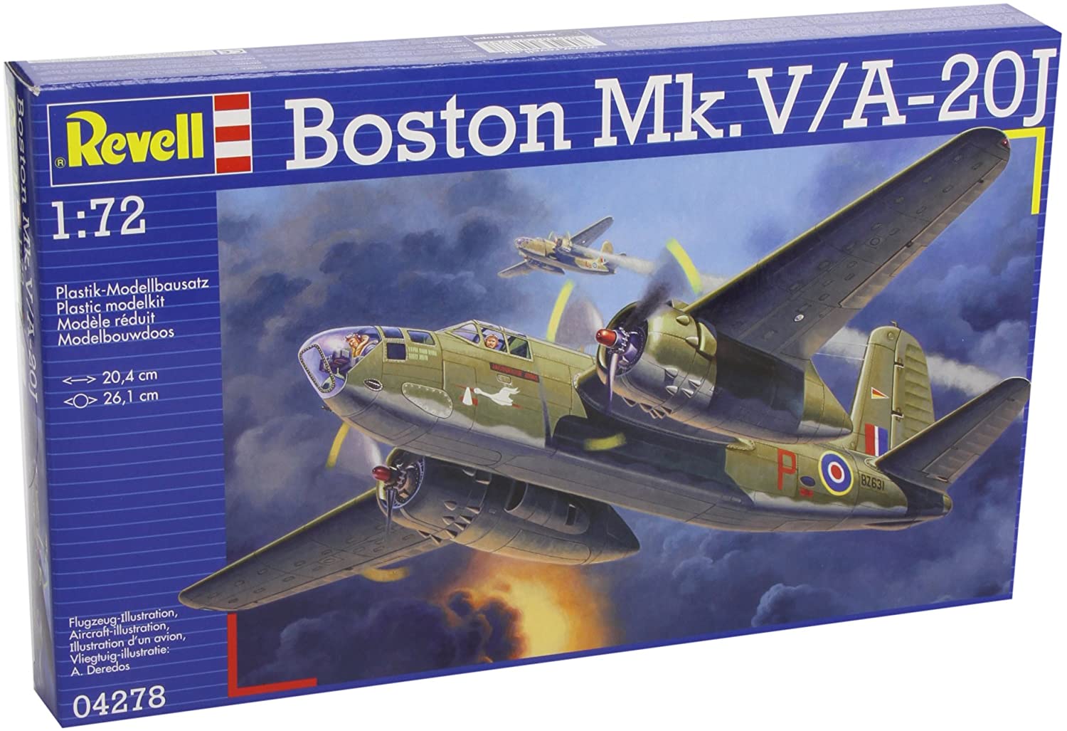 ドイツレベル 1/72 ボストン Mk.IV/V 04278 プラモデル