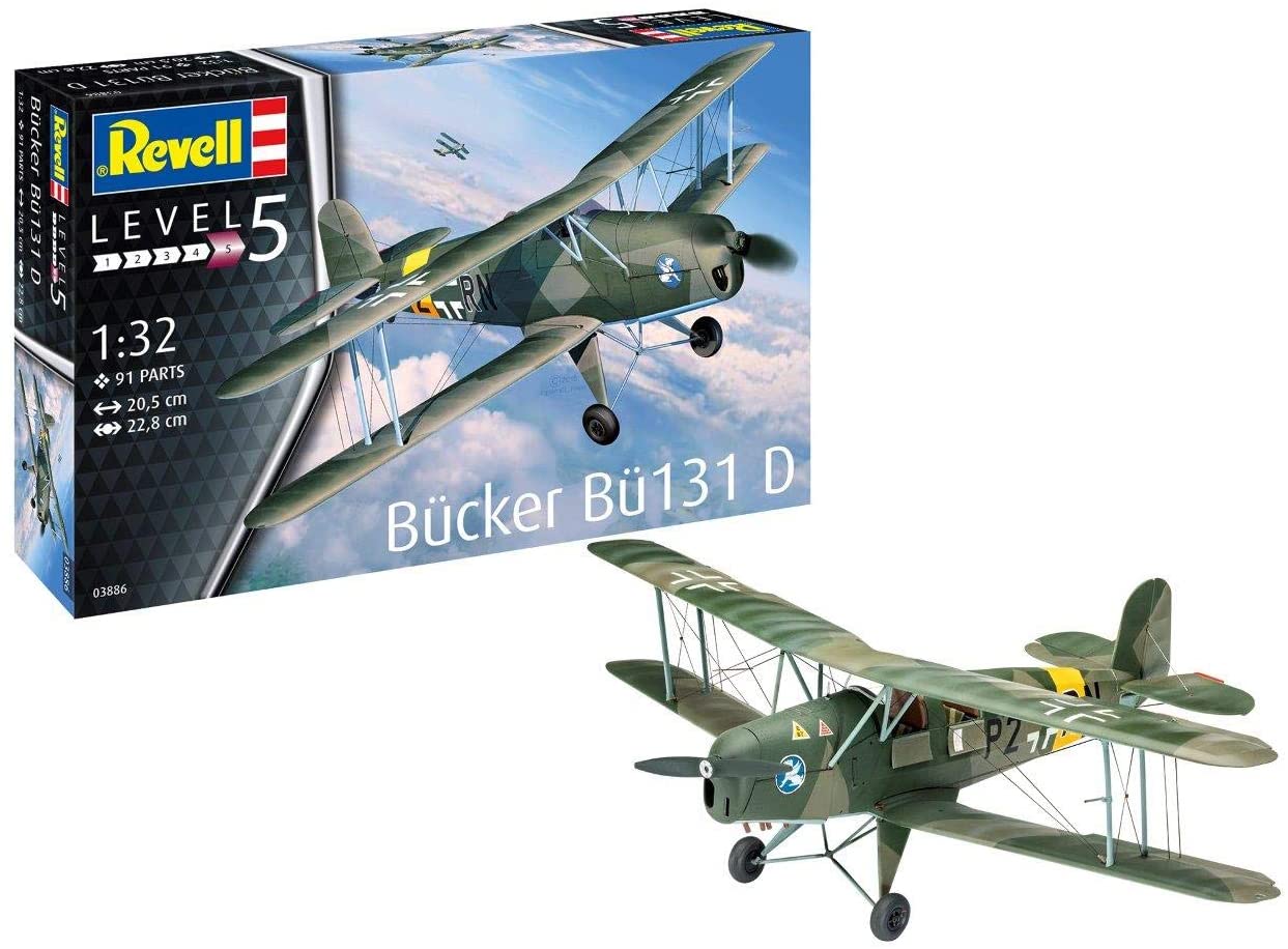 ドイルレベル 1/32 ドイツ軍 ビュッカー Bu-131ユングマン プラモデル 03886