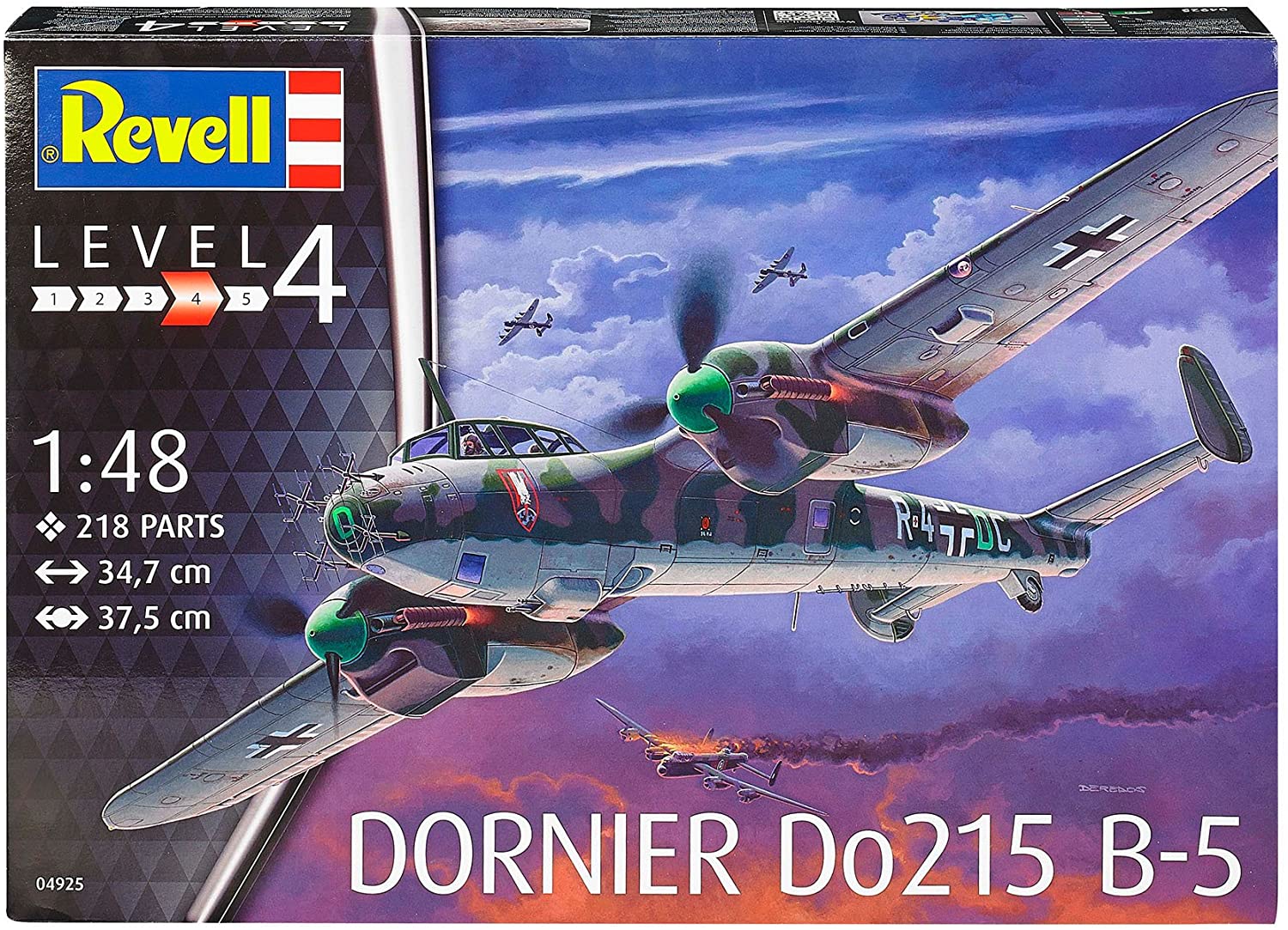 ドイツレベル 1/48 ドルニエ Do215 B-5 夜間戦闘機 プラモデル