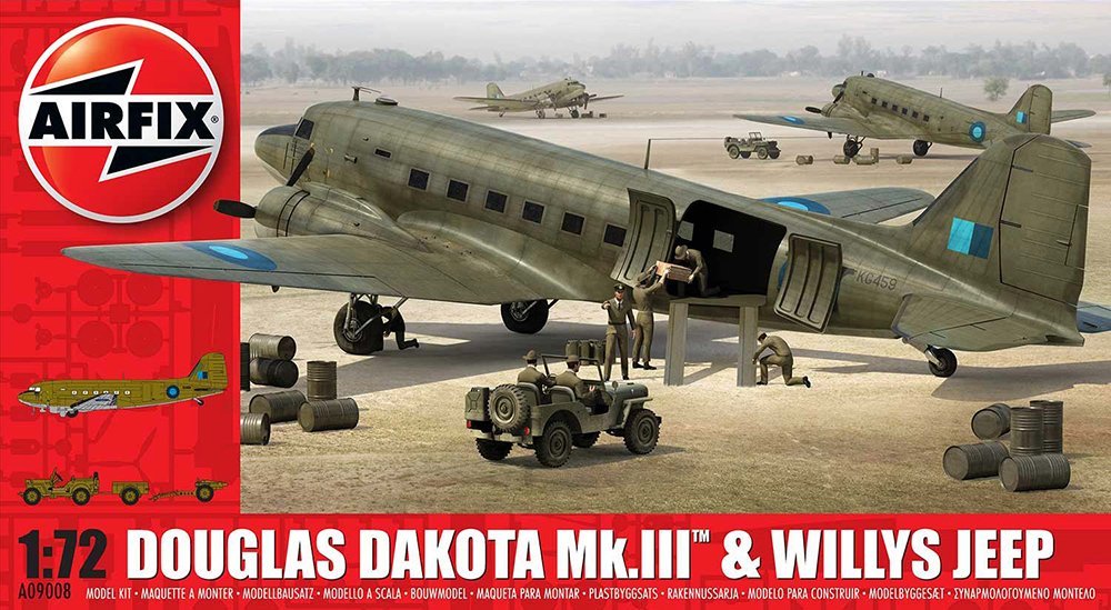 1/72 ダグラス ダコタ MkIII &ウィリー ジープ