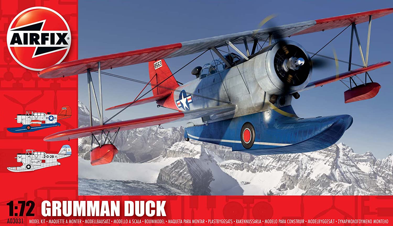 AIRFIX（エアーフィックス)１/７２　ＷＷⅡ アメリカ海軍　GRUMMAN DUCK(グラマン　ダック)Ａ03031