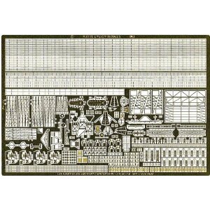 1/350 エセックス用エッチングパーツ