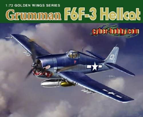 サイバーホビー 1/72 WW.II アメリカ海軍 F6F-3 ヘルキャット プラモデル