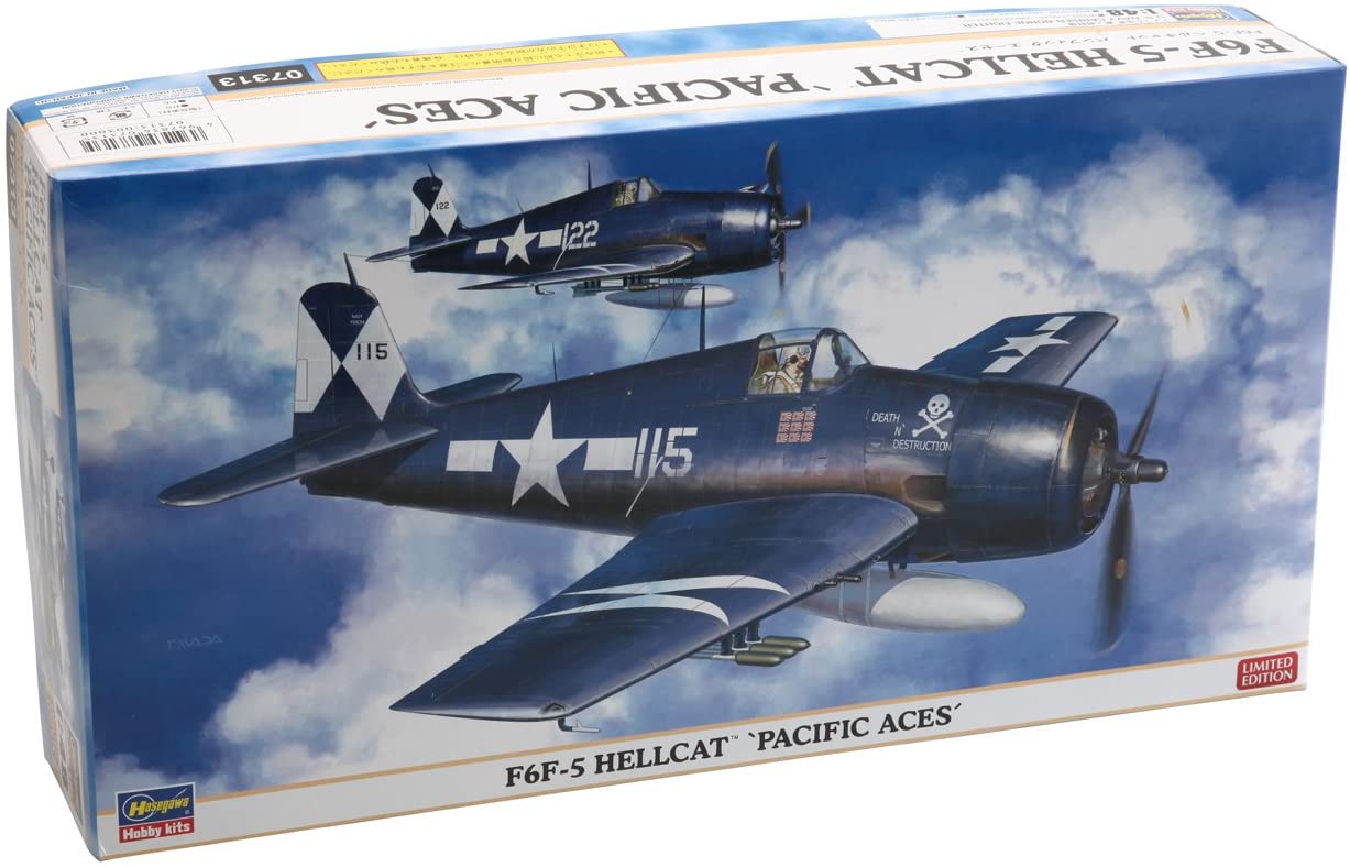 ハセガワ 1/48 F6F-5 ヘルキャット パシフィックエーセス