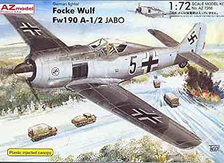 1/72　フォッケウルフ　Ｆｗ190Ａ-1/2　ヤ－ボ