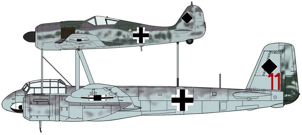 ハセガワ 1/72 Fw190A-8&Ju88G-1 “ミステルS2"