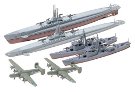 タミヤ 1/700 ウォーターラインシリーズ No.903 アメリカ海軍 潜水艦 ガトー級 日本海軍 13号駆潜艇 各2艦セット プラモデル 31903