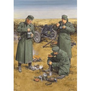 1/35 "ご飯ですよ"ドイツ軍対戦車砲要員&w/3.7cmPaK 35/36対戦車砲