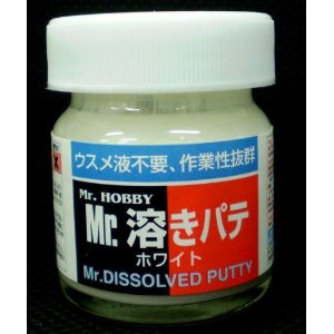 GSIクレオス Mr.溶きパテ(ホワイト)