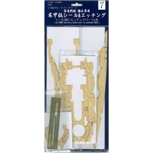 1/350 戦艦 榛名甲板シール&エッチングパーツ
