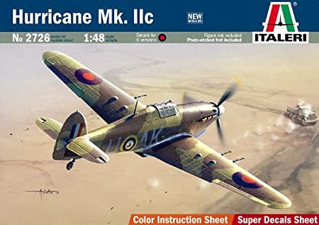 タミヤ イタレリ 1/48 飛行機シリーズ 2726 ホーカー ハリケーン Mk.IIc 38726 プラモデル