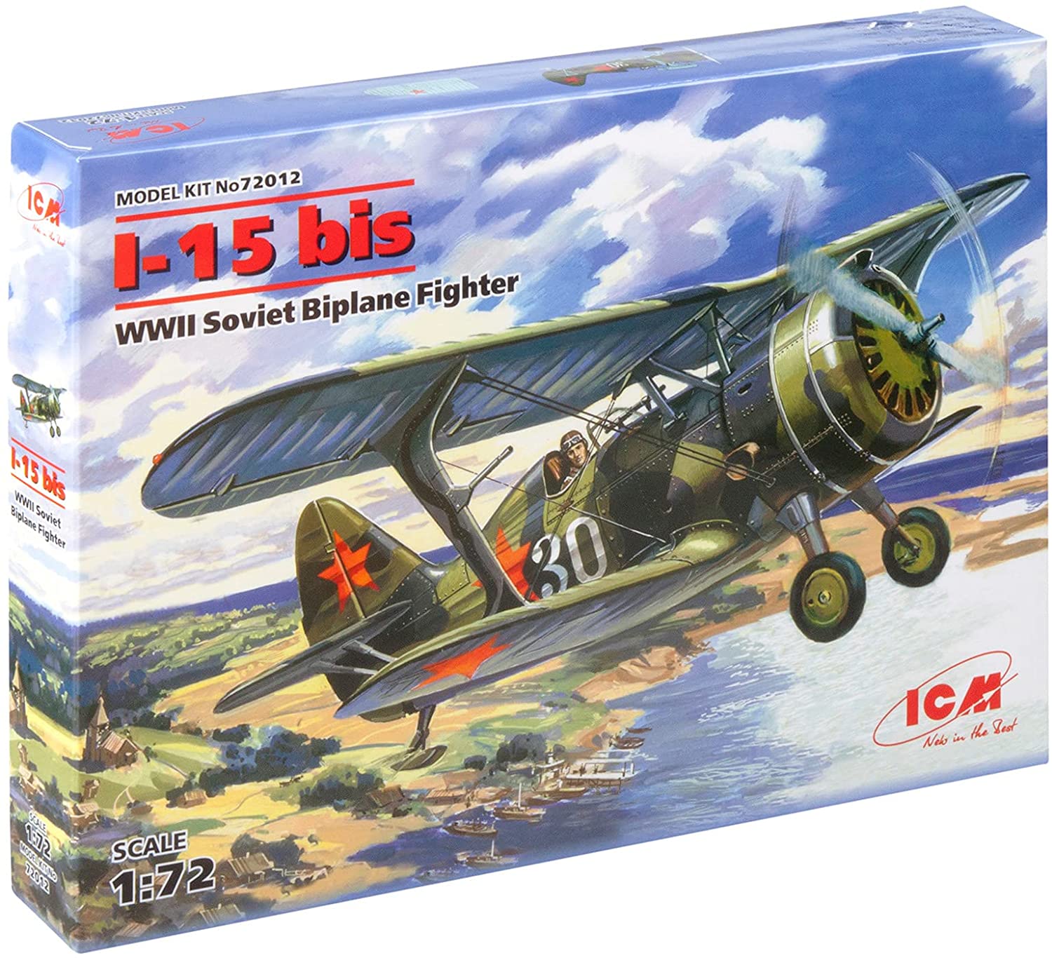 ICM 1/72 ソ連 ポリカルポフ I-15 bis プラモデル 72012