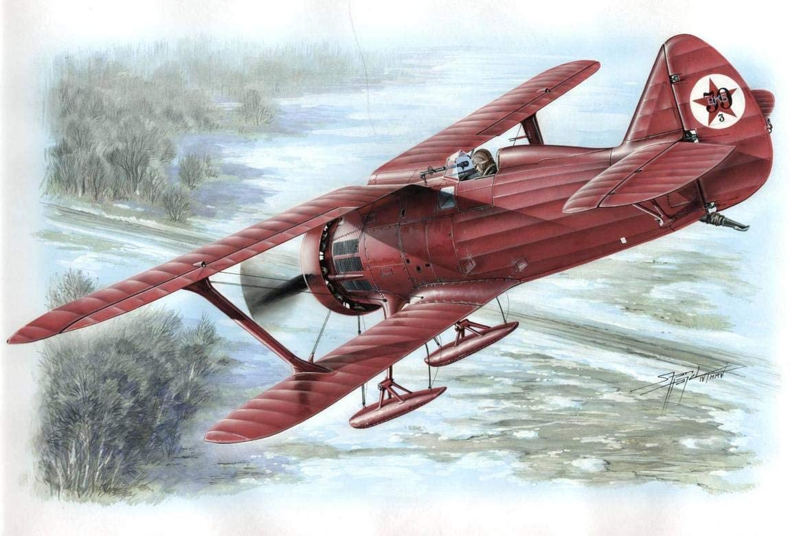 Polikarpov I15 Red Army Soviet Fighter w/Skis 1/48 Special Hobby