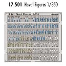 1/350 艦船モデル用ディティールアップエッチングパーツ 船員カラー塗装済み限定品