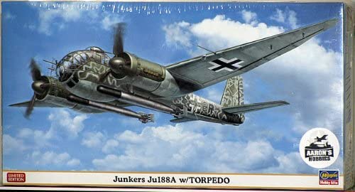 ハセガワ 1/72 飛行機シリーズ ユンカース Ju188A 魚雷搭載機 01939