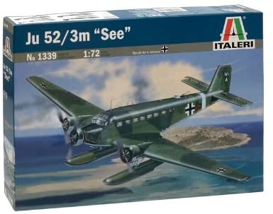 タミヤ イタレリ 1/72 飛行機シリーズ No.1339 ユンカース Ju52/3m シー 38339 プラモデル