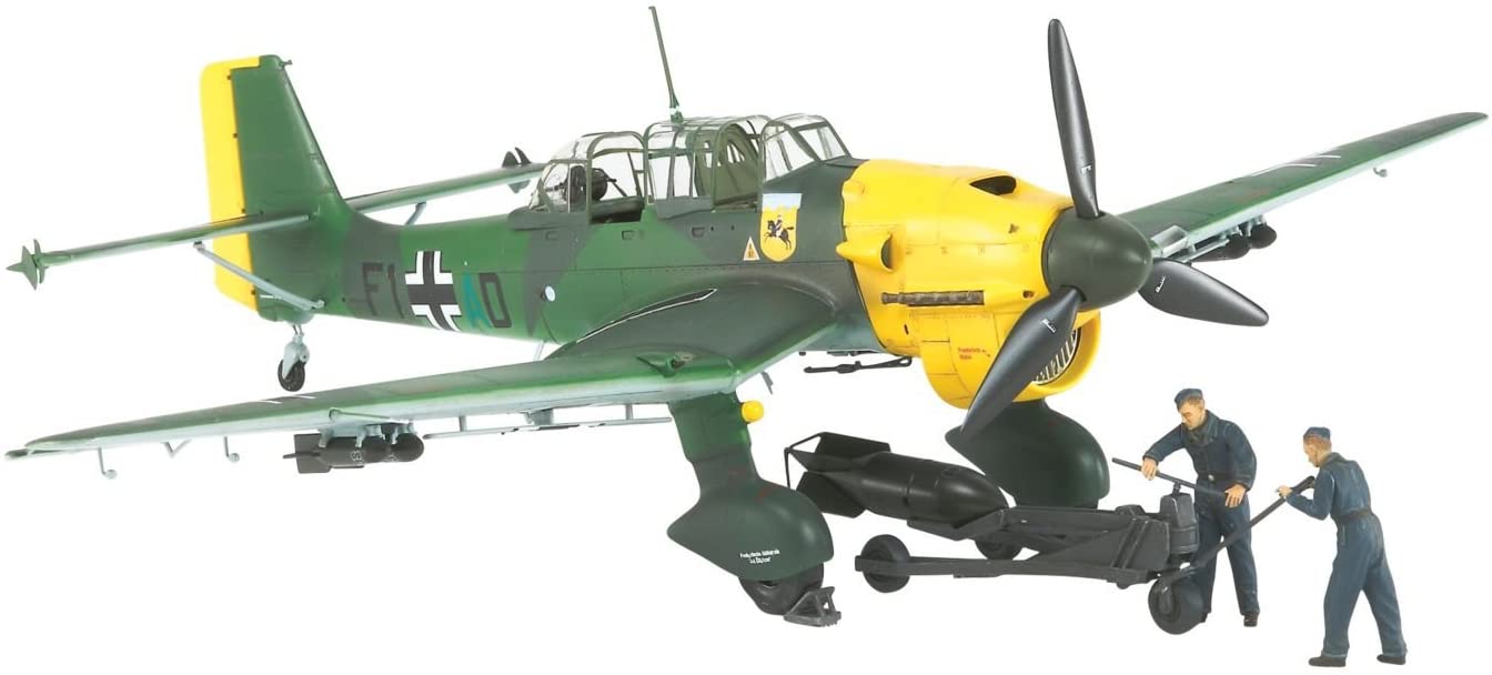 タミヤ 1/48 イタレリシリーズ No.08 ドイツ空軍 ユンカース Ju87 B-2 スツーカ 爆弾搭載セット プラモデル 37008