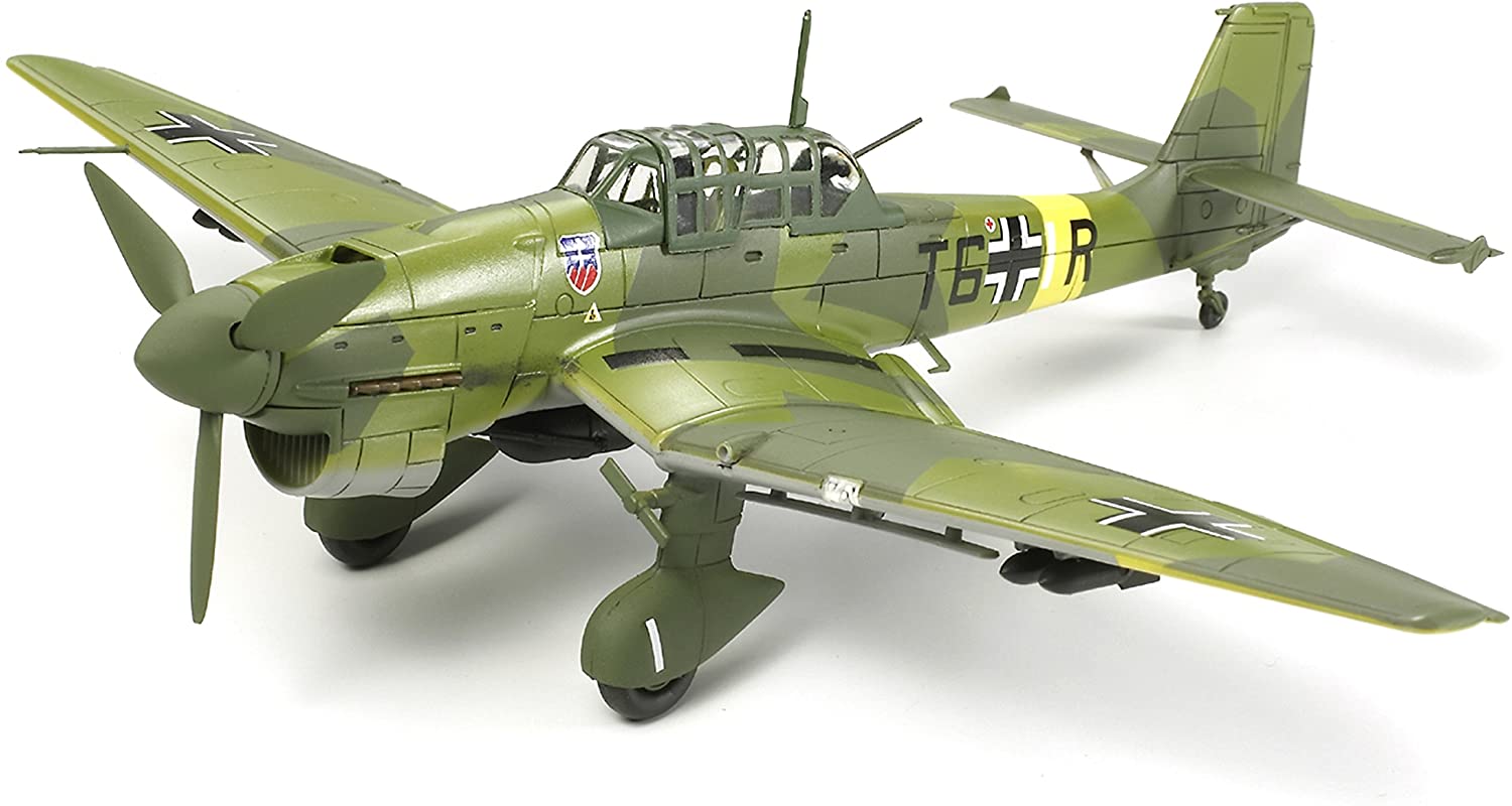 タミヤ 1/72 ウォーバードコレクション No.76 ドイツ空軍 ユンカース Ju87 B-2/R-2 スツーカ プラモデル 60776