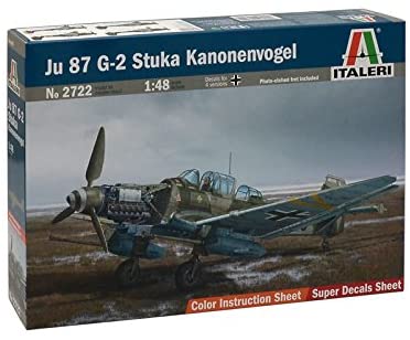 タミヤ イタレリ 1/48 飛行機シリーズ 2722 1/48 ユンカース Ju87 G-2 スツーカ カノーネンフォーゲル 38722 プラモデル