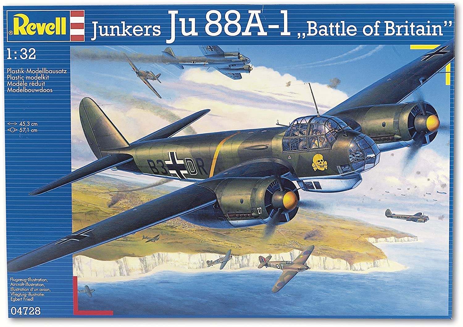 ドイツレベル 1/32 ユンカースJu-88A-1/A-5 新金型 プラモデル