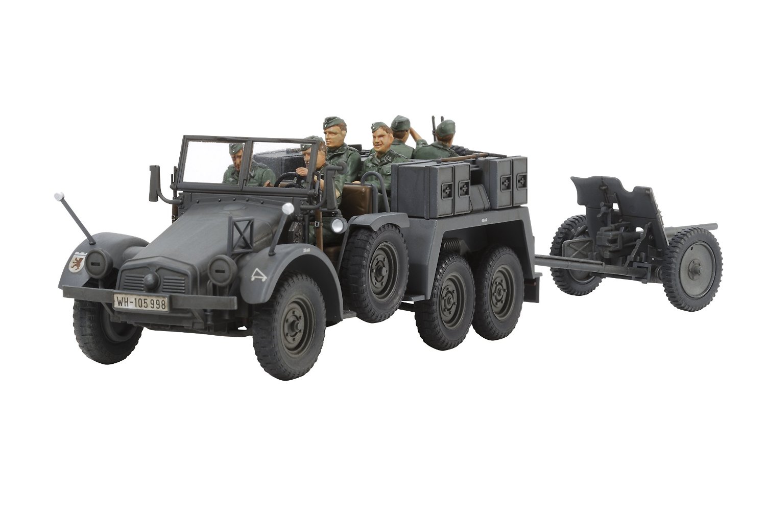 1/48 ミリタリーミニチュアシリーズ No.80 ドイツ 6輪トラック Kfz.69 3.7cm 対戦車牽引型