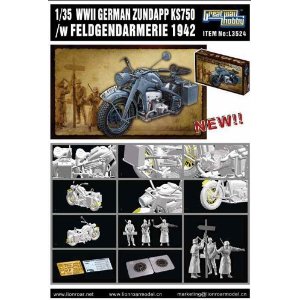 1/35 ツェンダップKS750 野戦憲兵フィギュア付