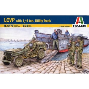 1/35 上陸用舟艇LCVP&ジープ