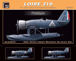 SBSモデル 1/72 フランス海軍 ロワール210 単座水上戦闘機 プロトタイプ レジンキット SBM7024