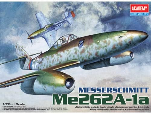 アカデミー 1/72 Me262A-1a メッサーシュミット プラモデル